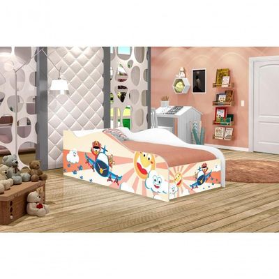 Cama Fun Patrulha Ursinhos Solteiro Com Colchão
