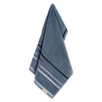 Toalha De Rosto Lumina Fio Penteado Max Karsten Azul Sereno/azul
