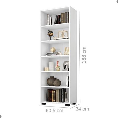 Armário Multiuso 2 Portas Samara Branco