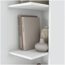 Sapateira Espelho 01 Porta 06 Prateleiras íris Henn Branco