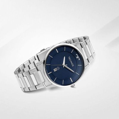 Relógio Technos Masculino Slim Prata - Gm10yq-1a Gm10yq-1a