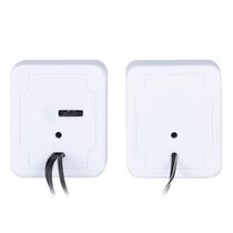Caixa De Som 2.0 Usb 5V 2X 1W Com Controlador De Volume Bran