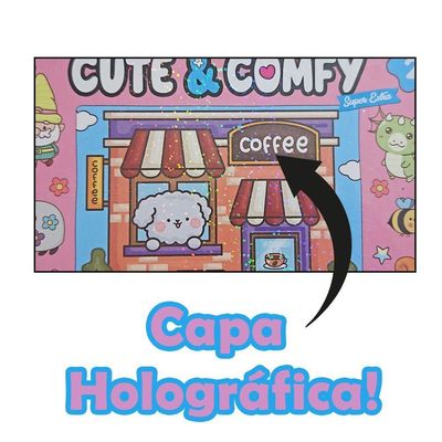 Livro De Colorir Cute & Comfy Super Extra Capa Dura Edição 2