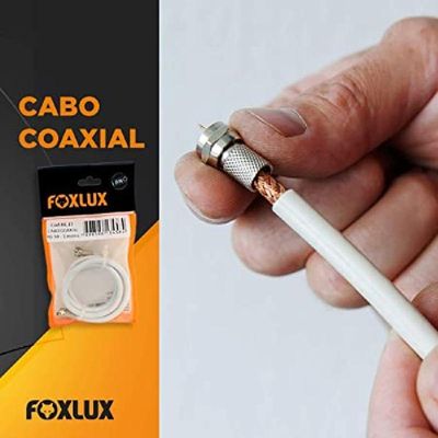 Cabo Coaxial 100m Rg 6 95% Foxlux
