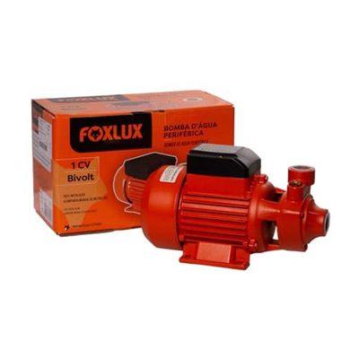 Bomba D'água Periférica 1 Cv 750w Bivolt 2 Unidades Foxlux