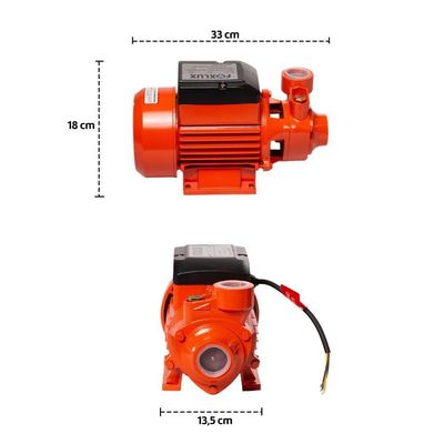 Bomba D'água Periférica 1 Cv 750w Bivolt 2 Unidades Foxlux