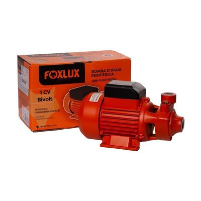 Bomba D'água Periférica 1 Cv 750w Bivolt 2 Unidades Foxlux