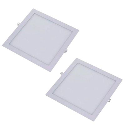 Kit 2 Painel Led Quadrado Embutir 24w 4000k Bivolt Foxlux