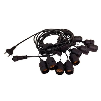 Varal De Luzes 10 M Bocal E-27 Bivolt Sem Lampadas Foxlux
