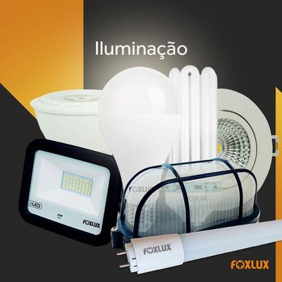 Kit 2 Lâmpadas Led Bulbo 9w Base E-27 Bivolt 3000k Foxlux