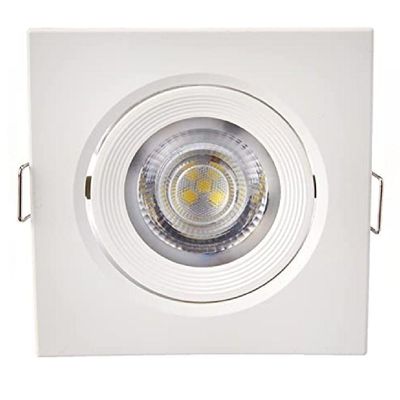 Spot Led De Embutir Quadrado 5w 6500k Bivolt Foxlux