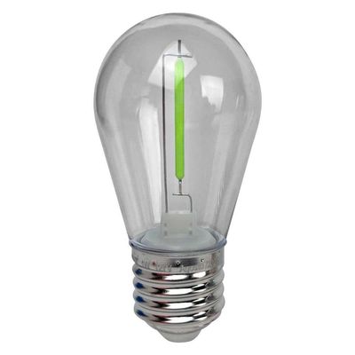 Lâmpada Led Filamento Verde 1w E-27 127v 4 Peças Foxlux