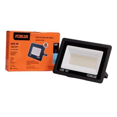 Kit 2 Refletor Led 100w Ip65 6.500k Bivolt Foxlux
