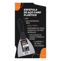 Espatula De Aco Lisa Cabo Pvc 4 Cm Famastil