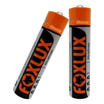 Pilha Alcalina Palito Aaa 2 Un Foxlux