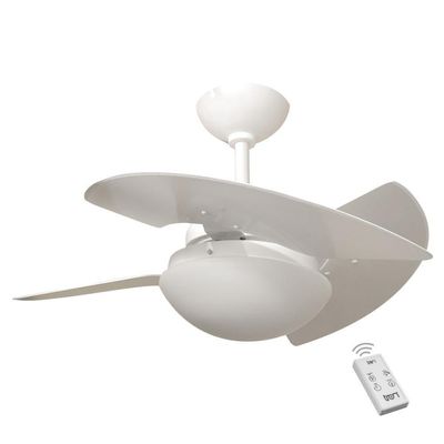 Ventilador Florença 3 Pás 110v Branco E Controle