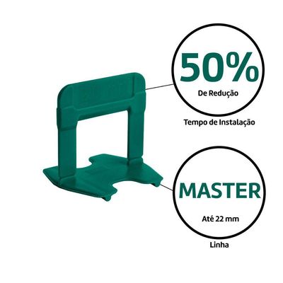 Espaçador Nivelador Master 2mm 50 Peças Famastil