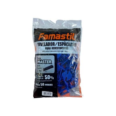 Espaçador Nivelador Master 1mm 50 Peças Famastil