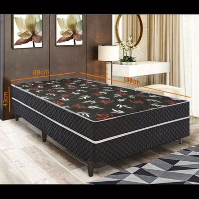 Cama Box Solteiro Conjugada Premium 188x88x43 (10cm)