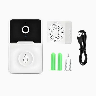 Campainha Interfone Wifi Com Câmera Sem Fio