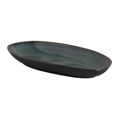 Conjunto Com 04 Travessas Oval Funda Grande 32x16 Cm Orgânico Oceano Porto Brasil