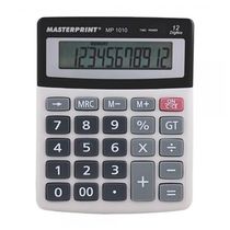 Calculadora Eletrônica De Mesa Mp1010 12 Dígitos Masterprint Cinza