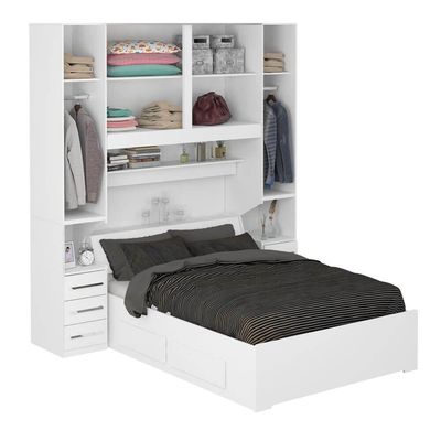 Dormitório De Casal Sem Cama 1220s Branco