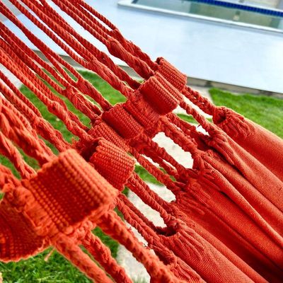 Rede Grande De Dormir Para Casal King 4,70m Várias Cores Cor:laranja