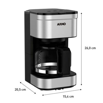 Cafeteira Elétrica Arno Preferita Inox CFPF 110V