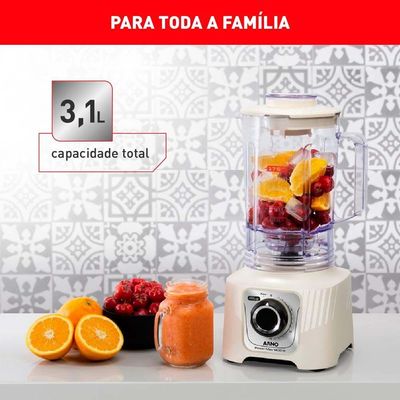 Liquidificador Arno Power Max 1400W Marfim LN64 220V