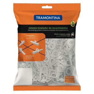 Base Espaçadora Plástica Tramontina Estreita Eco 2mm Saco 100 Un Tramontina