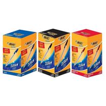Kit Caixa De Caneta Esferográfica Cristal 1.0mm 150 Unidades 3 Cores - Bic