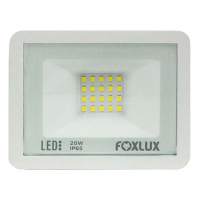 Kit 2 Refletor Led 20w 6500k Branco Bivolt Foxlux