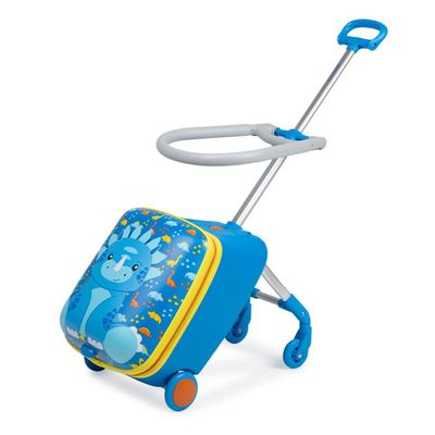 Mala de Bordo 10 Kg Pets for Kids Dino Azul P / Azul