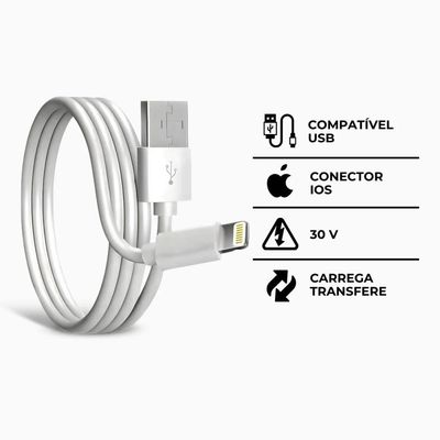Cabo Lightning Conector Usb