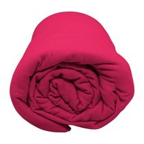 Lençol Com Elástico King Portallar Malha 100% Algodão Liso Linha Casa Vermelho Fita