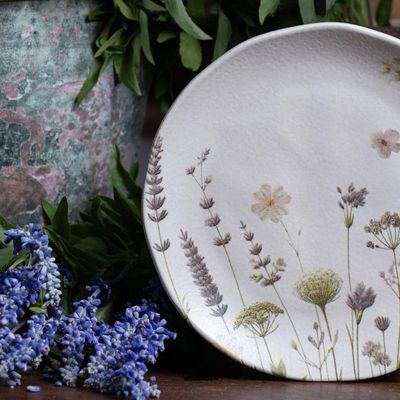 Aparelho De Jantar 30 Peças Orgânico Lavanda Porto Brasil