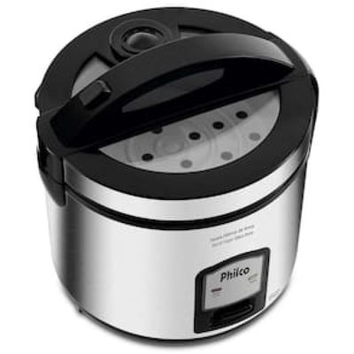 Panela Elétrica de Arroz Philco PH10P Visor Glass 10 Xícaras - Inox Inox / 110