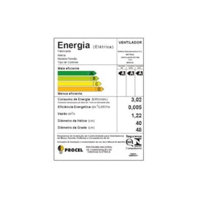Ventilador de Coluna Britânia BVT466 Maxx Force 40cm com 3 Velocidades, 6 Pás e 160W - Preto Preto / 110