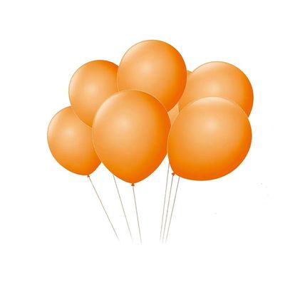 Balão Látex Laranja - 8 Polegadas - 50 Unidades
