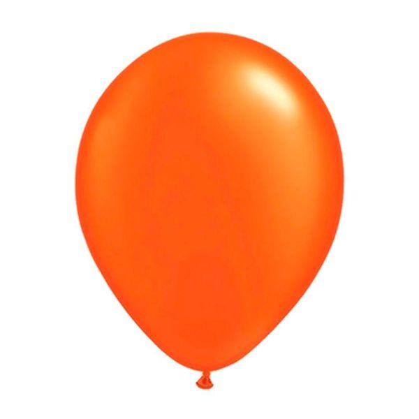 Balão Látex Laranja - 8 Polegadas - 50 Unidades