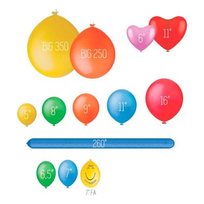 Balão Látex Laranja - 8 Polegadas - 50 Unidades