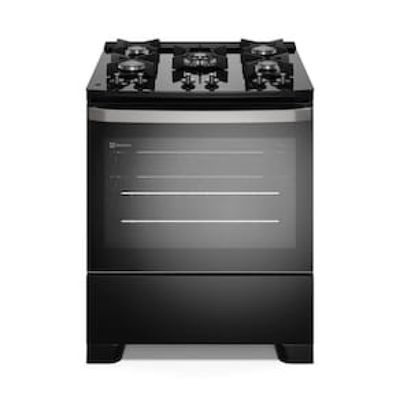 Fogão 5 Bocas Electrolux FE5GB Efficient Preto Bivolt Preto / Bivolt