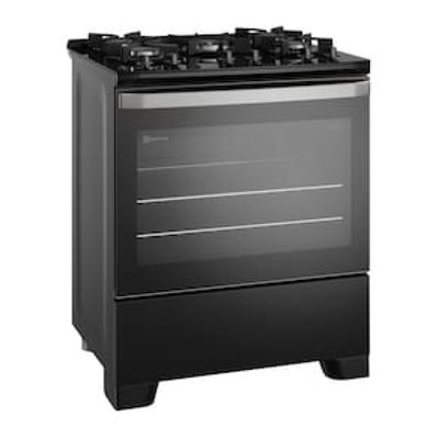 Fogão 5 Bocas Electrolux FE5GB Efficient Preto Bivolt Preto / Bivolt