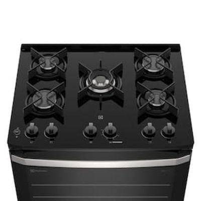 Fogão 5 Bocas Electrolux FE5GB Efficient Preto Bivolt Preto / Bivolt