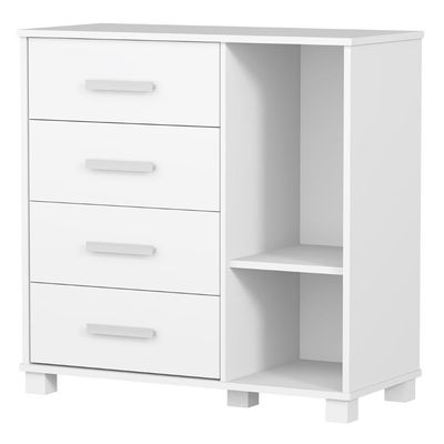 Cômoda Infantil Para Quarto 80cm 4 Gavetas Herói Aranha Z53 - Mpozenato