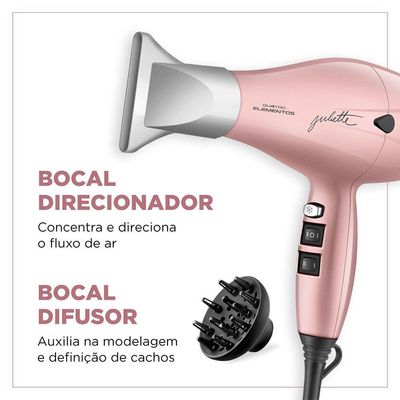 Secador De Cabelo By Juliette Mondial Golden Rose 220V 220v