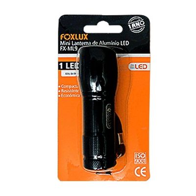 Lanterna Led Em Alumínio 15 Cm Ml9 Foxlux