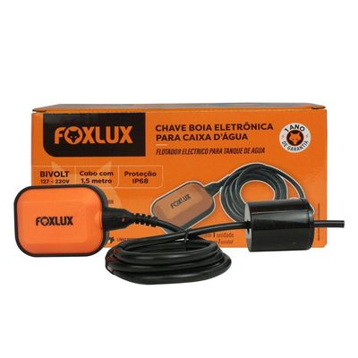 Chave Boia Elétrica Para Bomba D'agua 16a Bivolt Foxlux