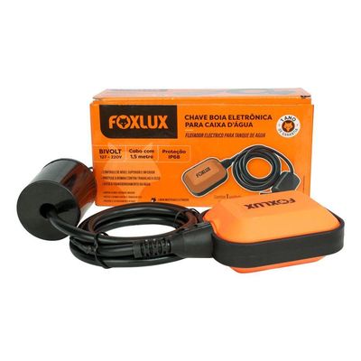 Chave Boia Elétrica Para Bomba D'agua 16a Bivolt Foxlux